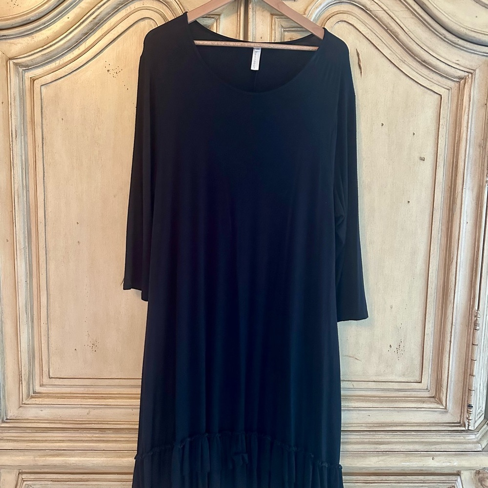 Heathmoor Women’s Black Knit Long Sleeve Dress (size 2x)